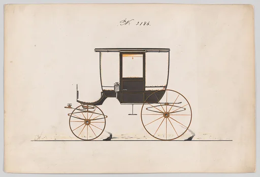 Design for 6 seat Rockaway, no. 3186
