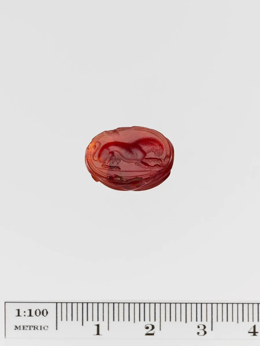 Carnelian scarab — Unknown