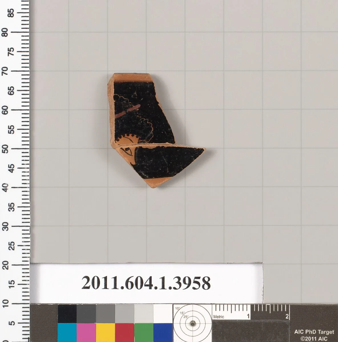 Terracotta rim fragment of a kylix (drinking cup) — Unknown