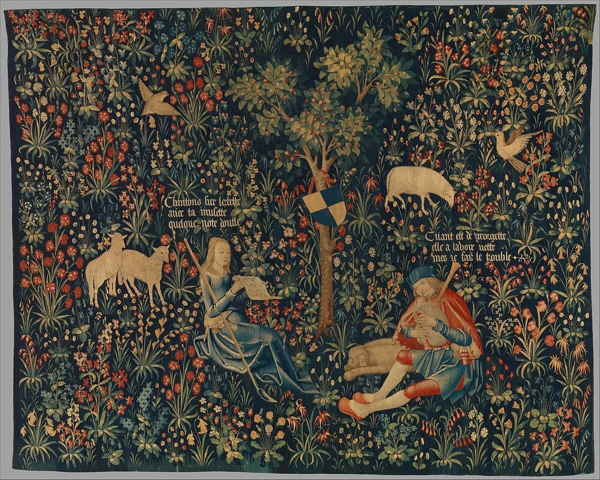 Shepherd and Shepherdess Making Music — Unknown