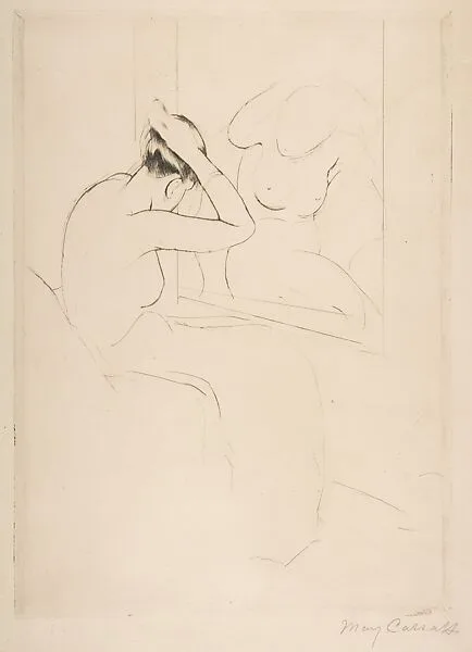 The Coiffure — Mary Cassatt