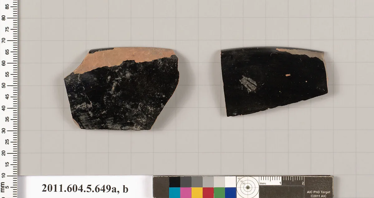 Terracotta rim fragments of kylikes (drinking cups) — Unknown