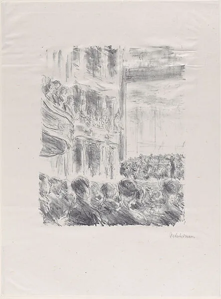 The Concert (Das Konzert), from 9 Lithographs — Max Liebermann|Bruno Cassirer