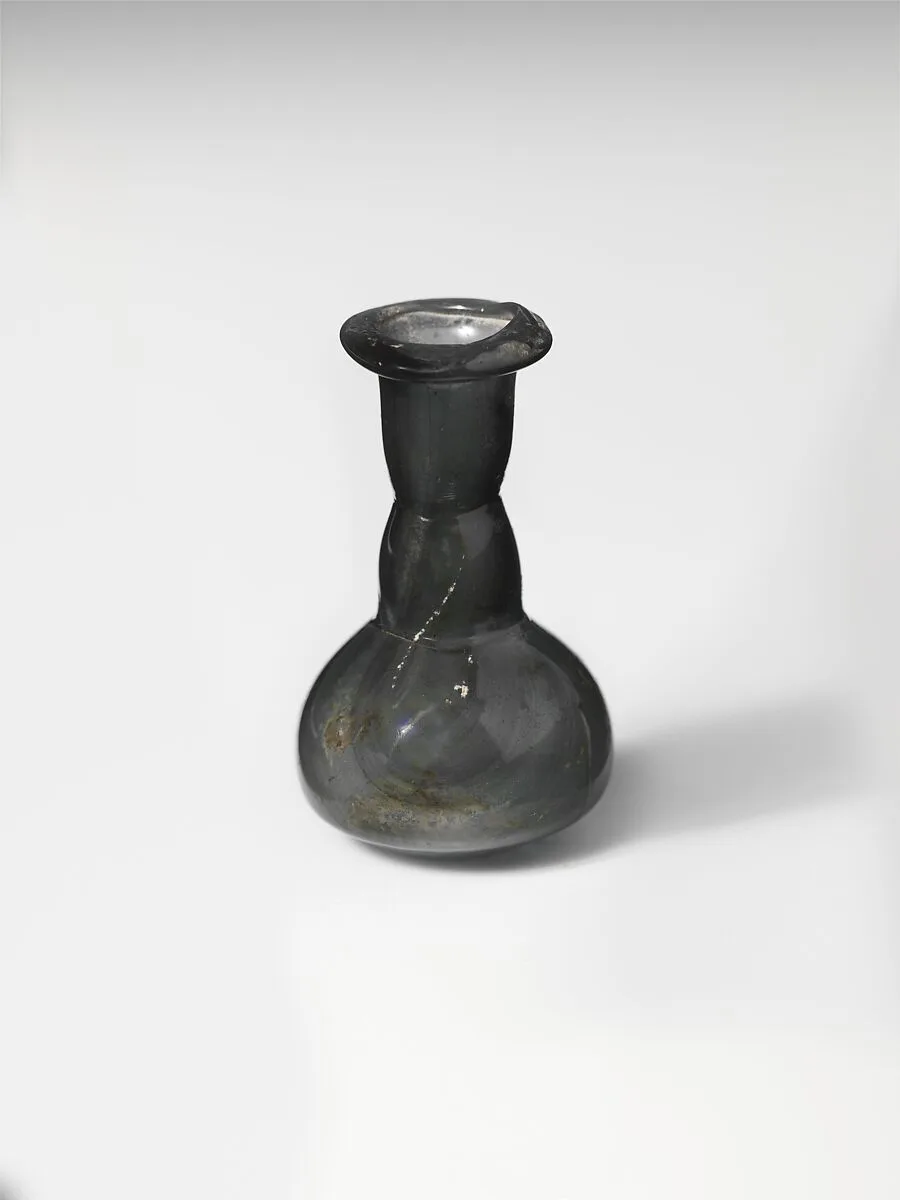 Glass perfume bottle — Unknown