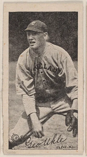 Geo. Uhle, Cleve. A.L., Baseball strip card (W572) — Unknown