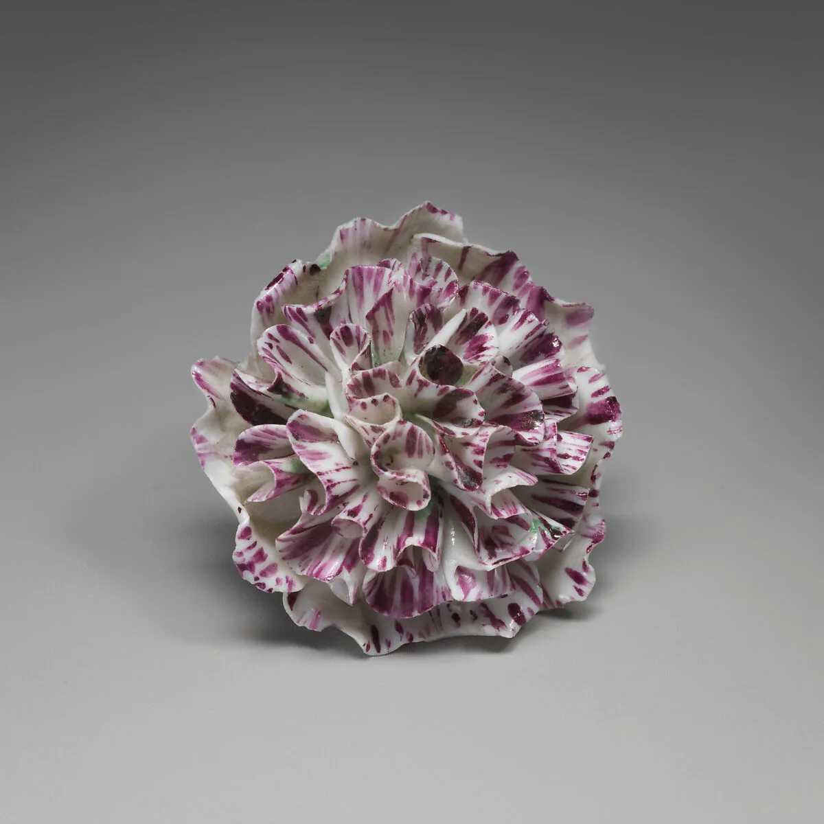 Porcelain flower (one of a set of nine) — Unknown