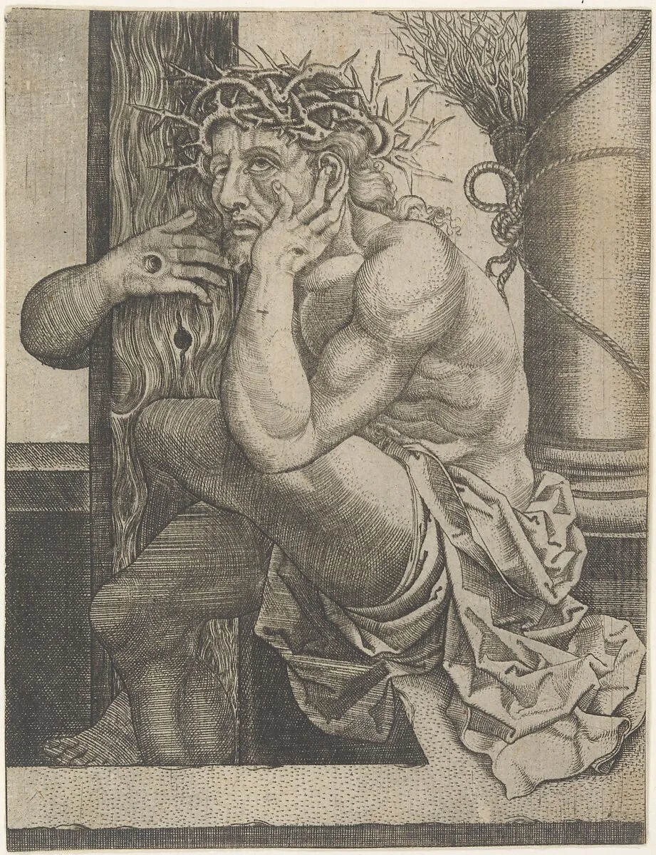 Christ as the Man of Sorrows — Frans Crabbe van Espleghem