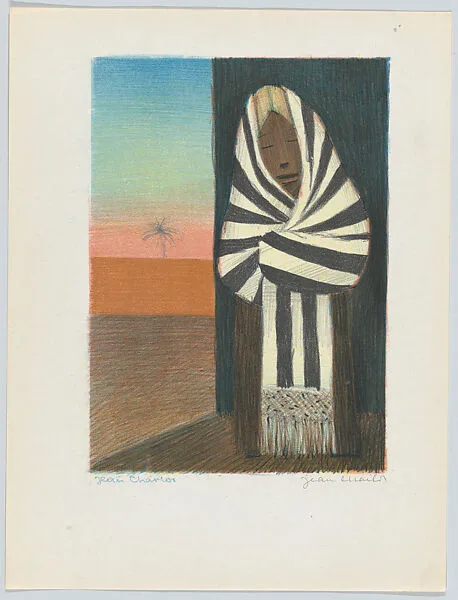 'The Rebozo', from the Picture Book (plate 21) — Jean Charlot|Kistler (Lynton R. and/or Will A.)