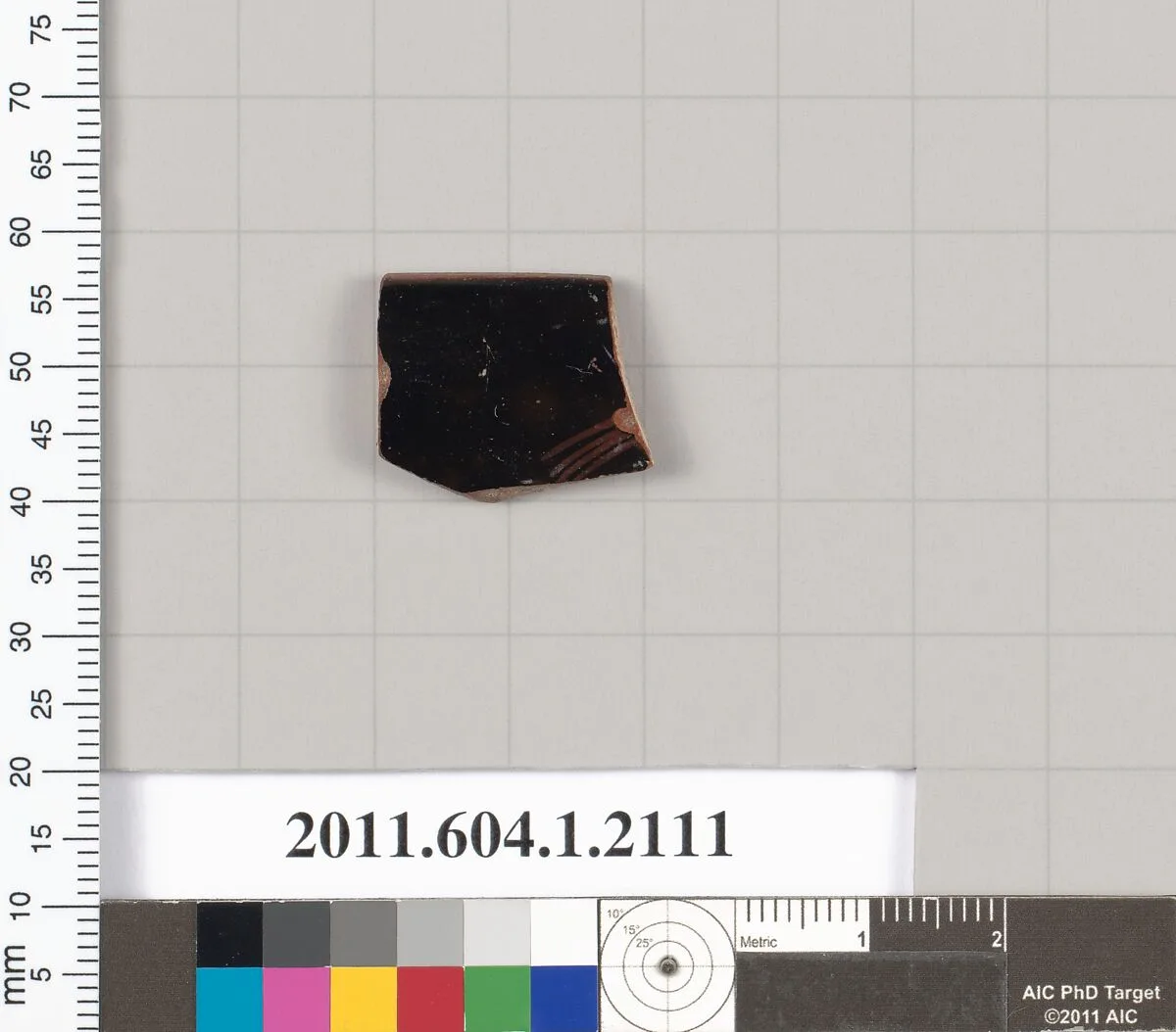Terracotta rim fragment of a kylix (drinking cup) — Unknown