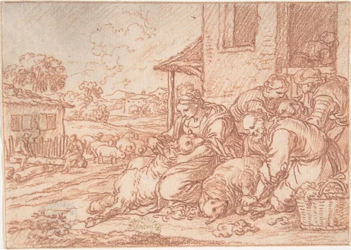 June (one of a series representing the labors of the months)