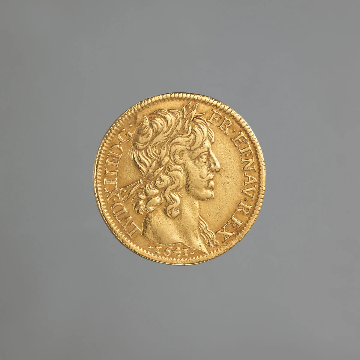 Double Louis d’or of Louis XIII of France (b. 1601; r. 1610-43) — Jean Varin
