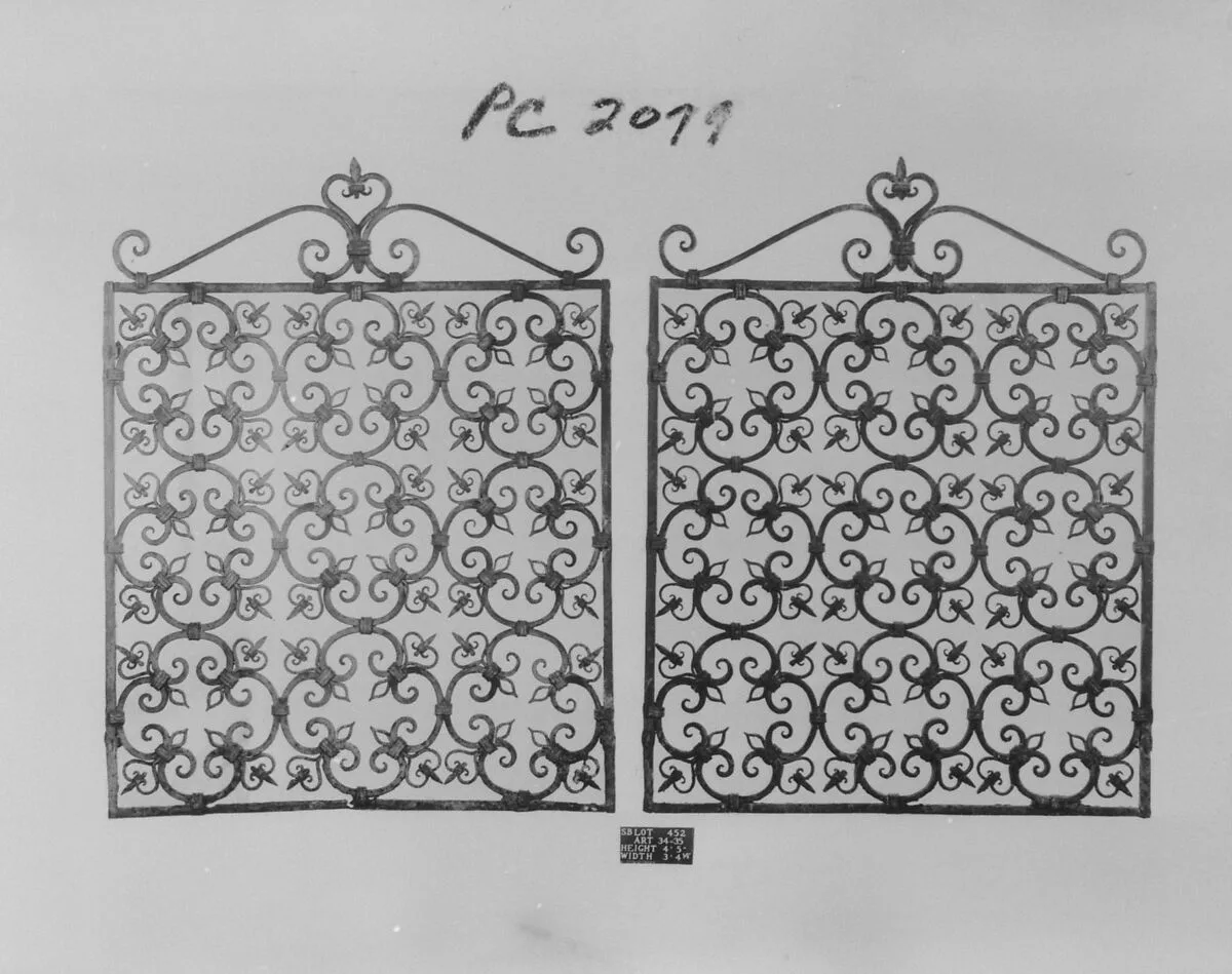 Pair of window guards — Unknown