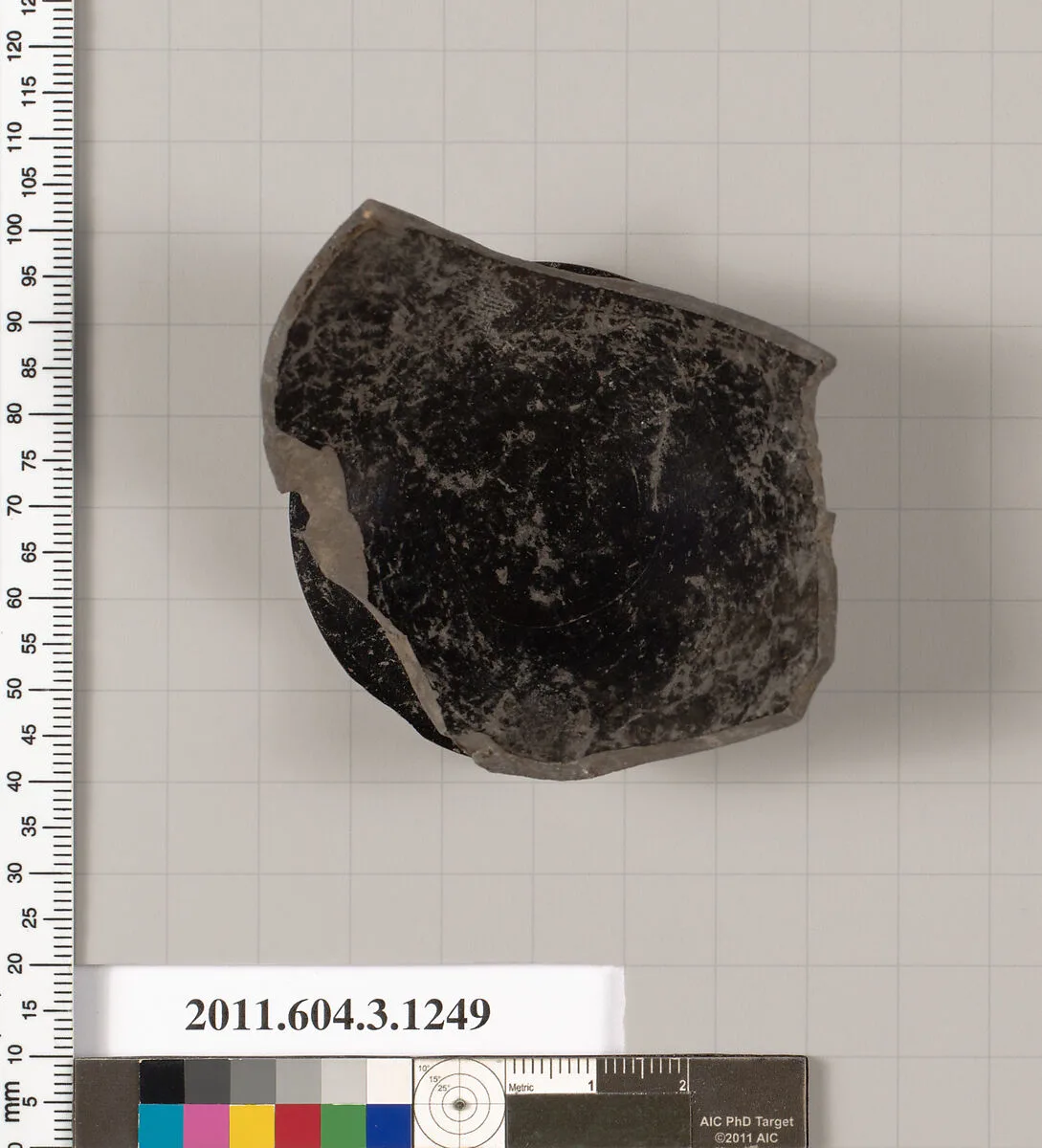 Terracotta fragment of a kyathos (cup-shaped ladle) — Unknown