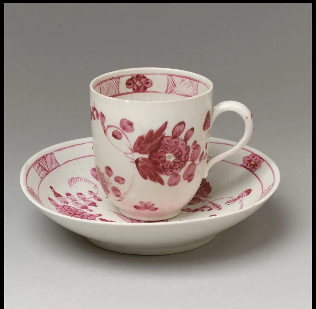 Cup and saucer — Rauenstein Porcelain Manufactory