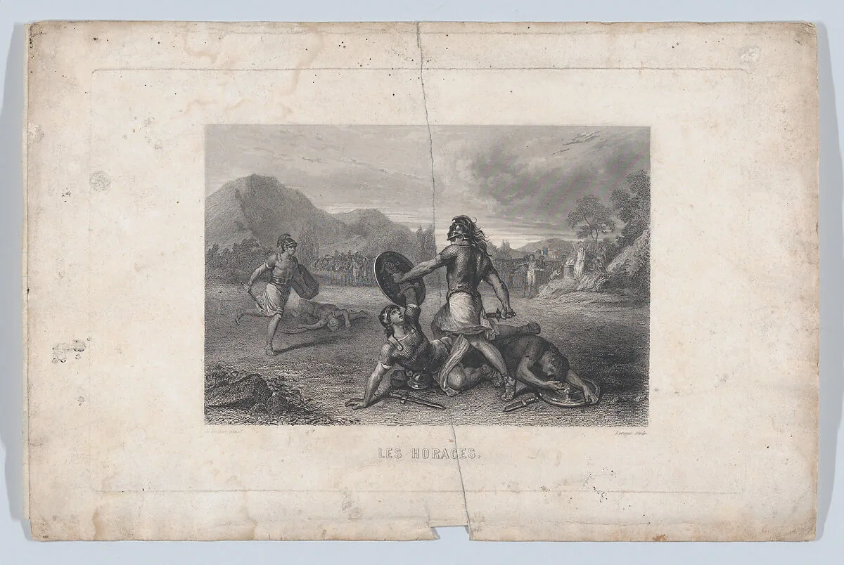 The Horatii — Jean Marie Leroux|Jean Jacques François Le Barbier|Le Bachier