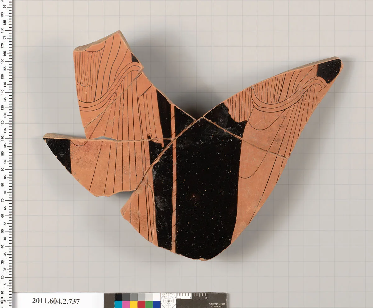 Terracotta fragment of a calyx-krater (bowl for mixing wine and water) — Unknown