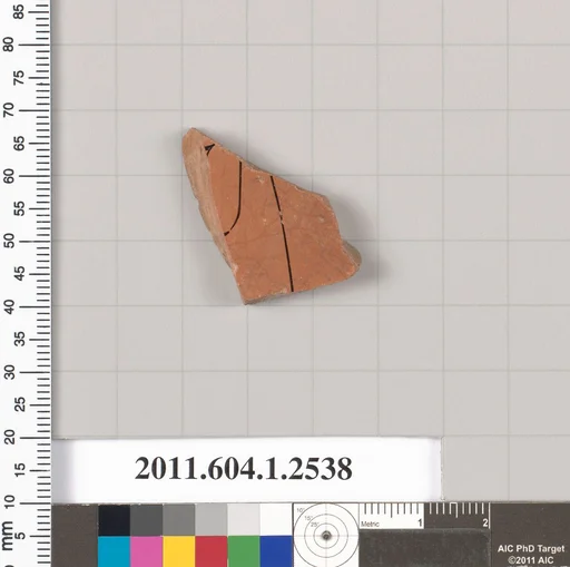 Terracotta fragment of a kylix (drinking cup)