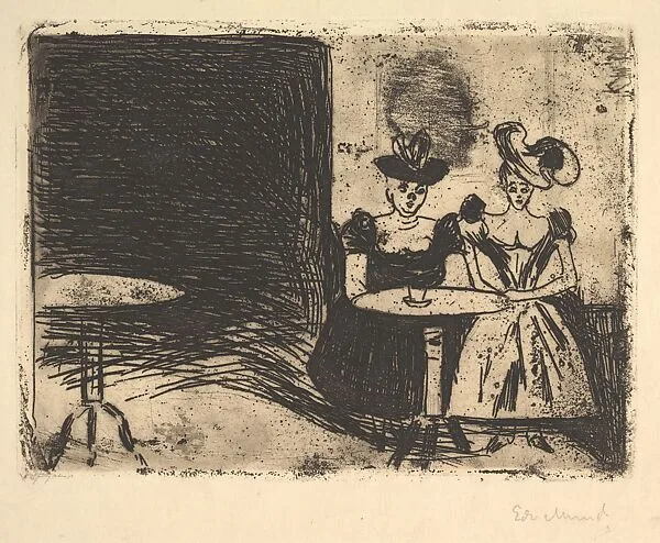 Night Café — Edvard Munch|Otto Felsing