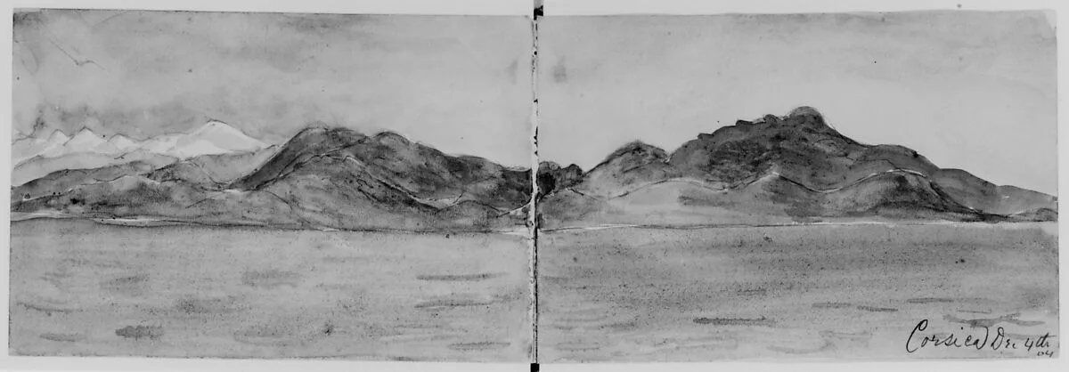 Corsica, 1904 (from Sketchbook) — Mary Newbold Sargent