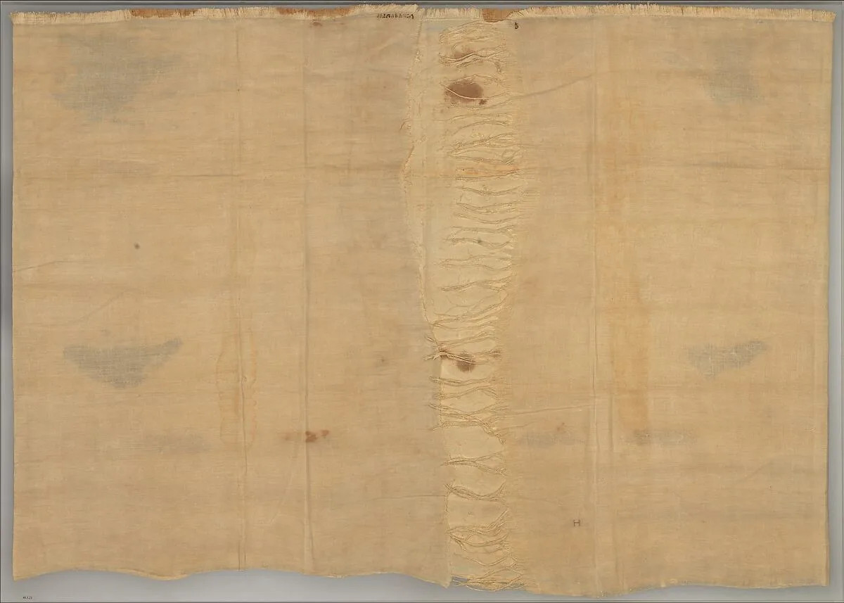 Folded Linen Shawl from Wah's Mummy — Unknown
