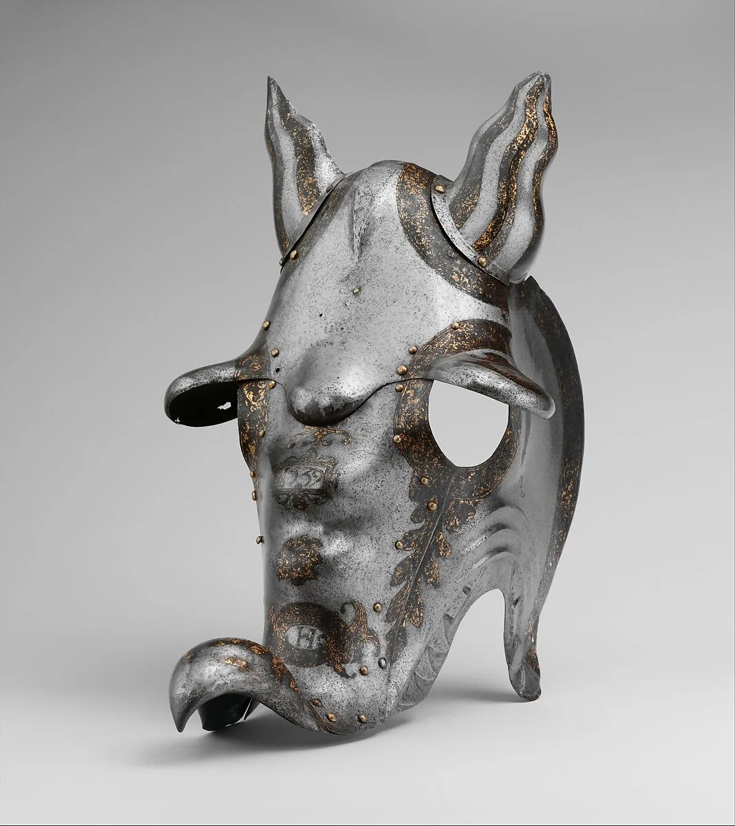 Shaffron (Horse's Head Defense) of Henry II of France, When Dauphin — Romain des Ursins