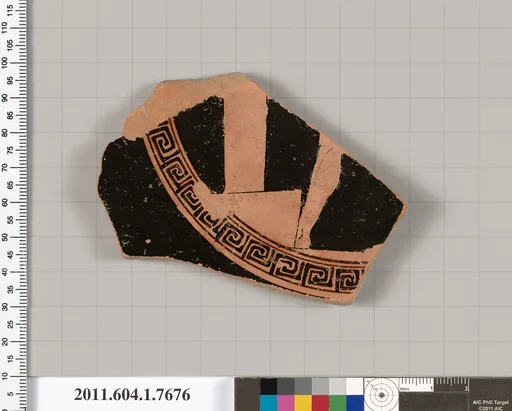 Terracotta fragment of a kylix (drinking cup)