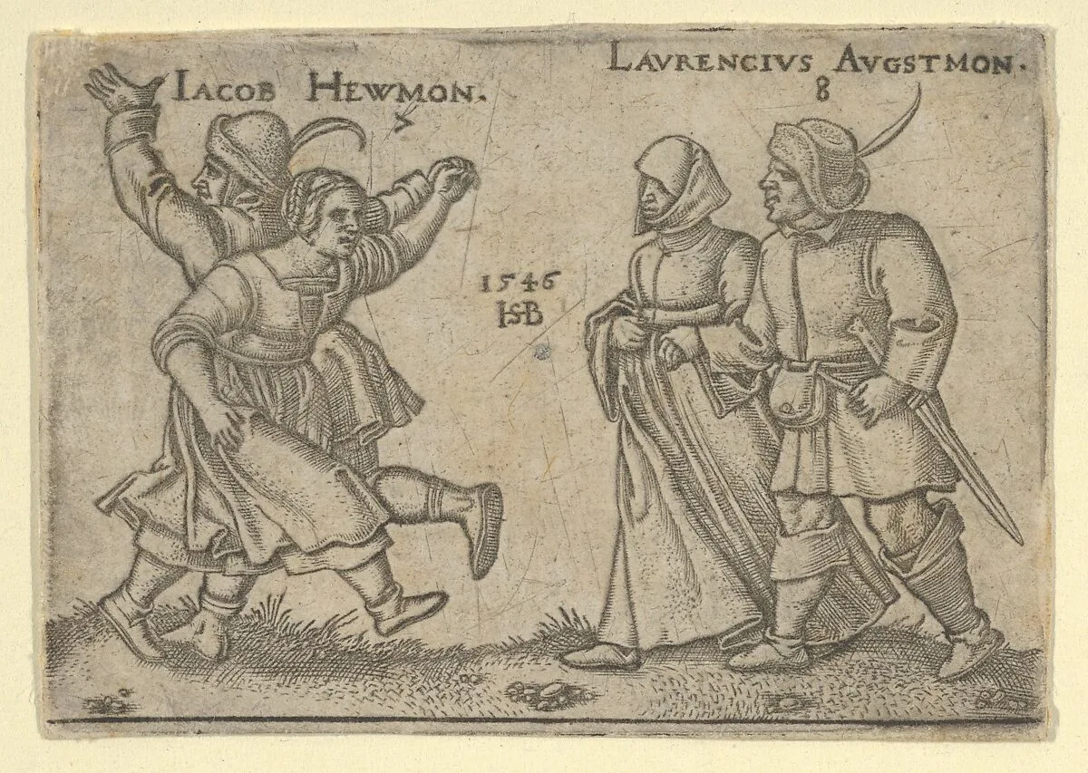Copy of July and August from The Peasants' Feast or the Twelve Months — Sebald Beham