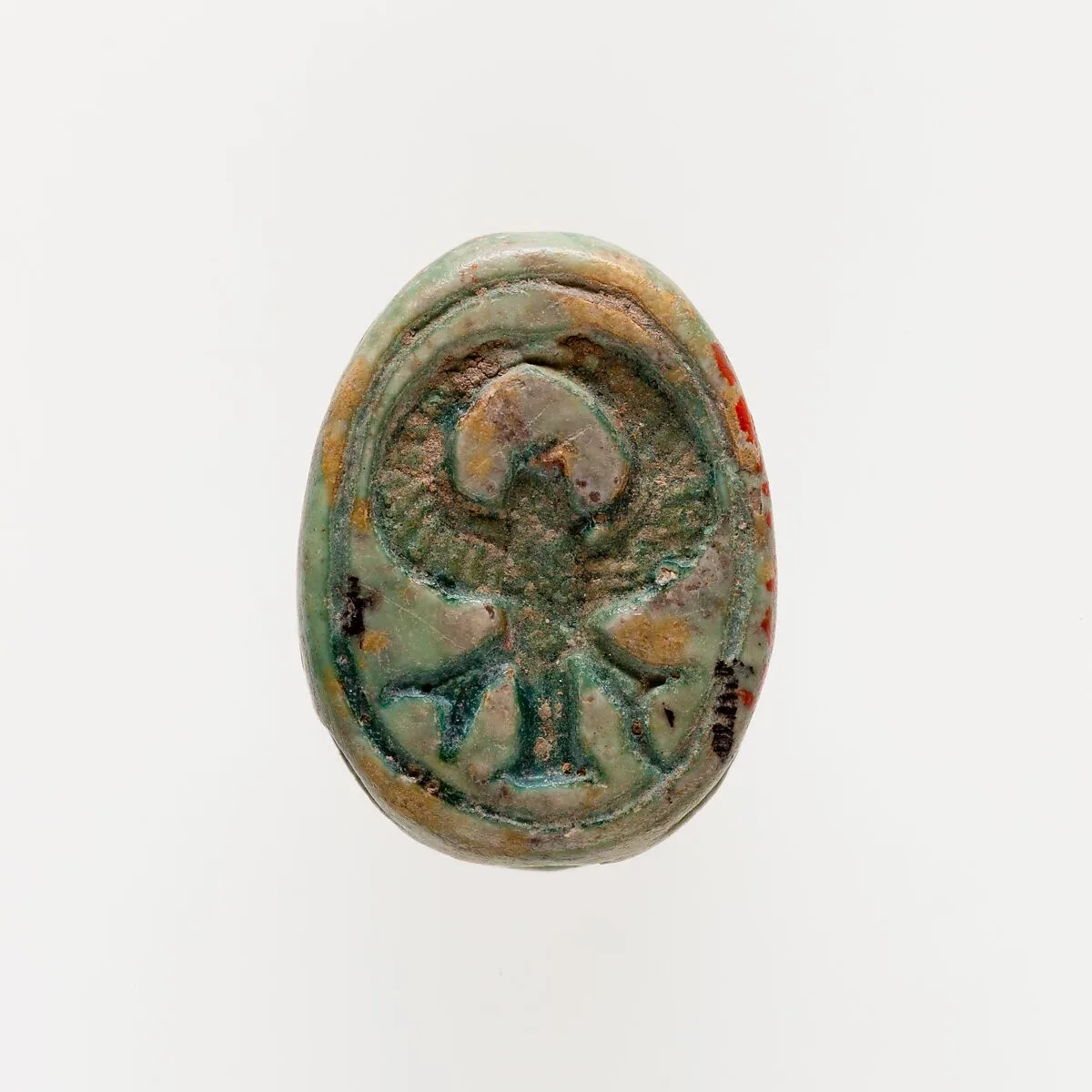 Scarab with Representation of a Falcon — Unknown