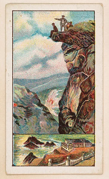 Glacier Point, Yosemite Valley, Cliff House, bakery card from the Around the World Series (D92), issued by White Star Bakery — White Star Bakery