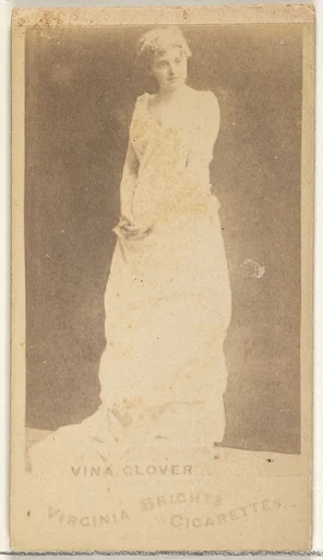 Vina Glover, from the Actors and Actresses series (N45, Type 1) for Virginia Brights Cigarettes