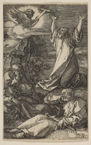 Christ on the Mount of Olives, from "The Passion"