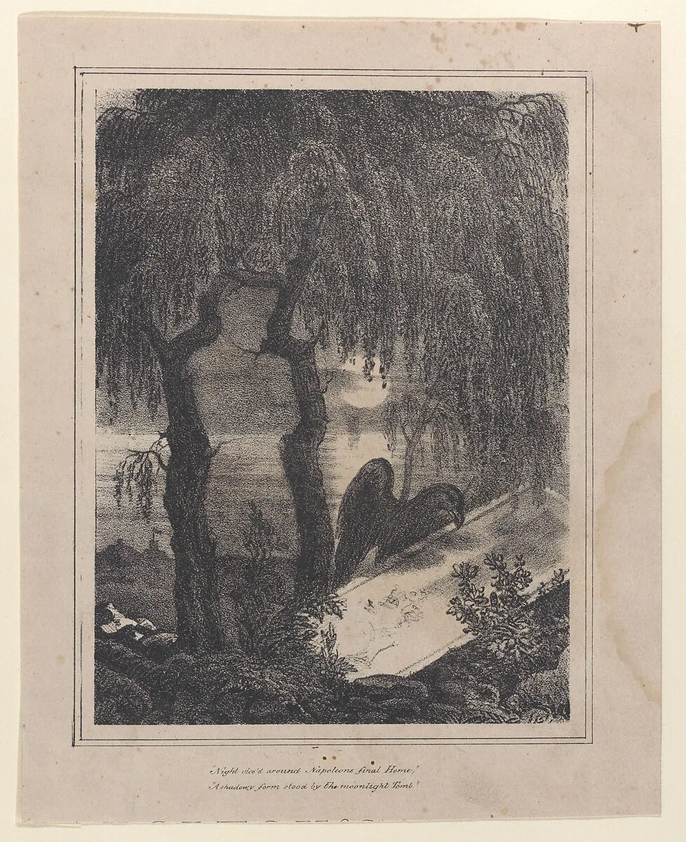 Napoleon's tomb with a hidden silhouette — Francois-Charles Oberthür|Napoléon Bonaparte