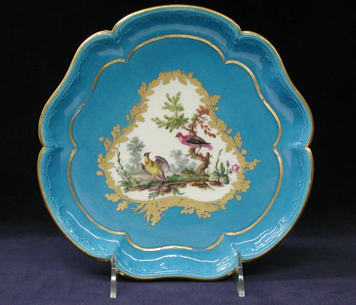 Stand for ice-cream cup (plateau Bouret) (one of four) (part of a service) — Sèvres Manufactory