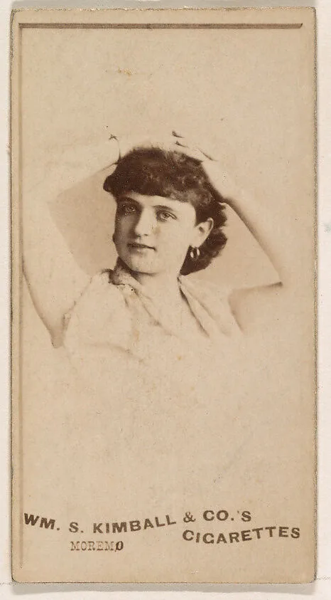 Miss Moremo, from the Actresses series (N203) issued by Wm. S. Kimball & Co. — William S. Kimball & Company