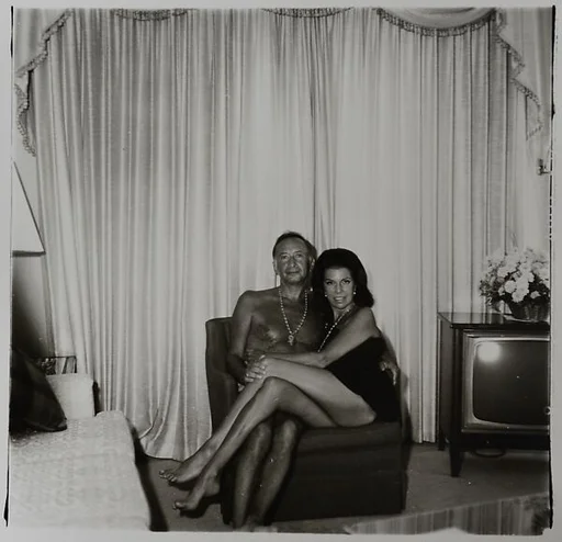 Jacqueline Susann and her husband Irving Mansfield, Beverly Hills