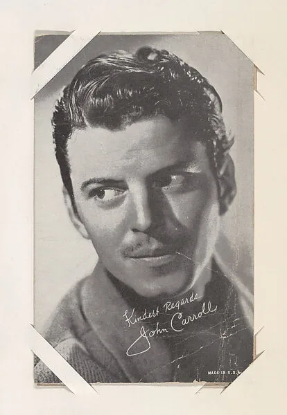 John Carroll from Movie Stars Exhibit Cards series (W401) — Unknown