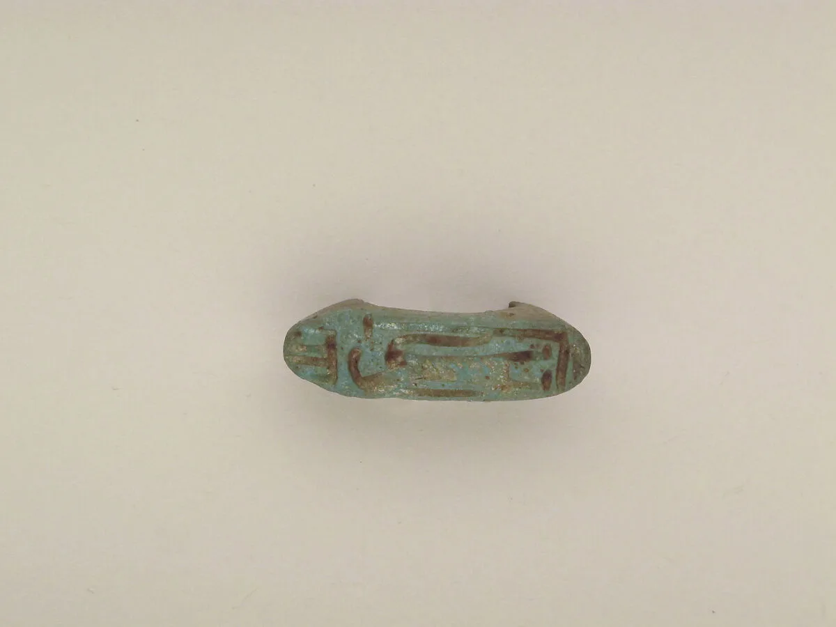 Ring, glazed signet — Unknown