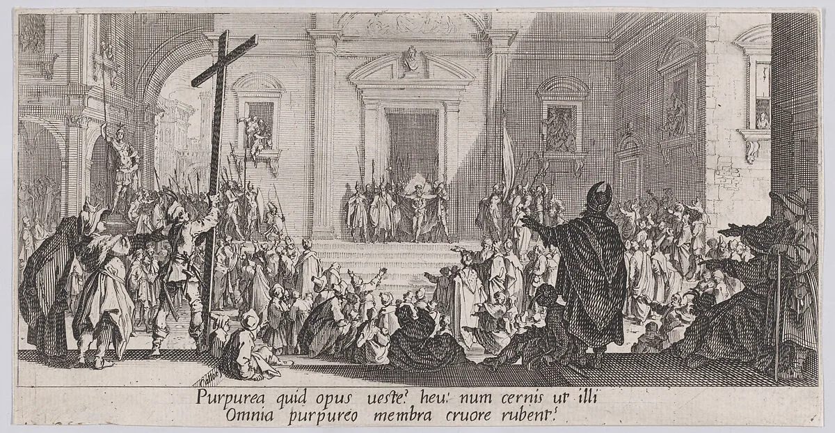 La Présentation au Peuple (The Presentation of Christ to the People), from "La Grande Passion" (The Large Passion)Passion) — Jacques Callot