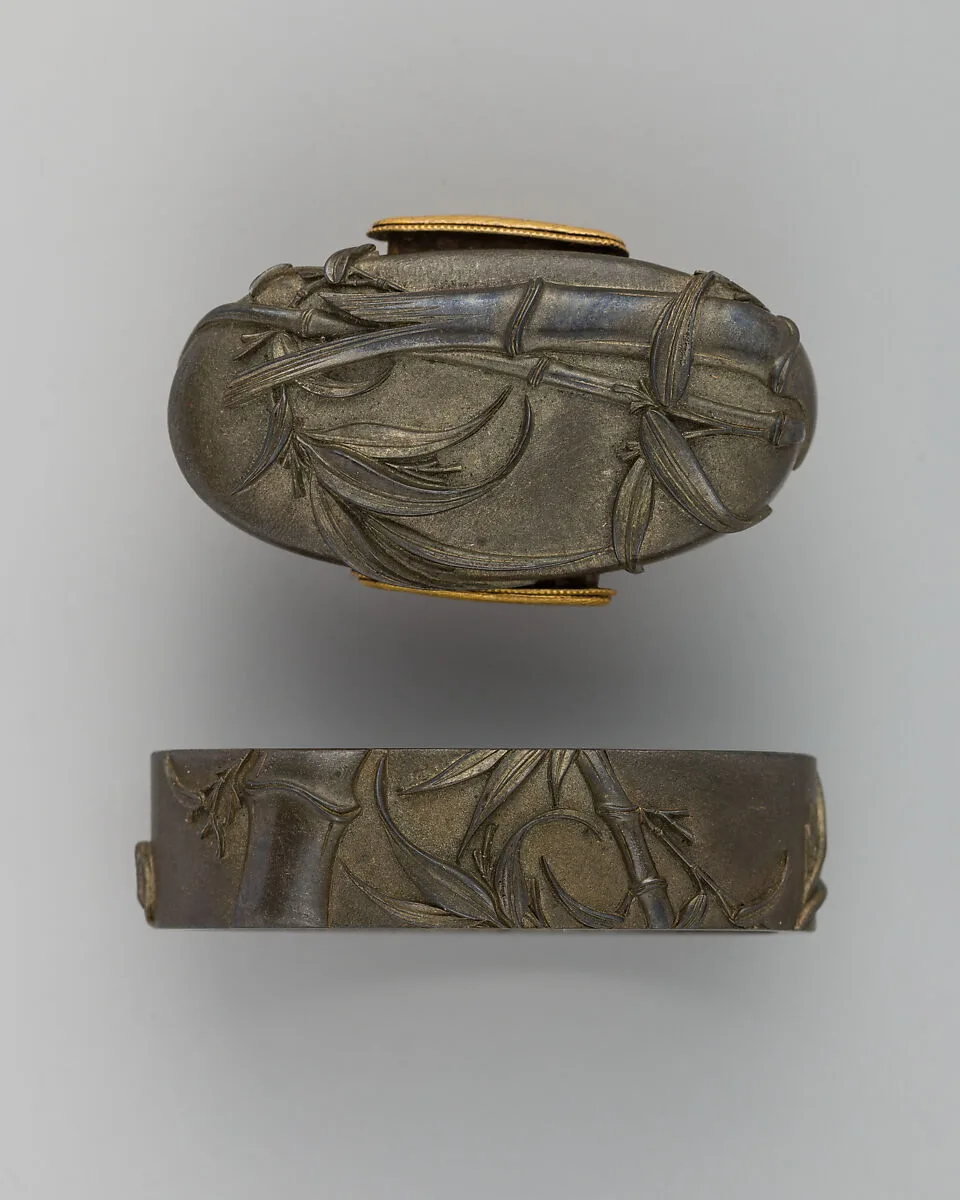 Sword-Hilt Collar and Pommel (Fuchigashira) — Unknown