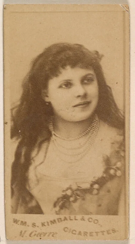 M. Guerre, from the Actresses series (N203) issued by Wm. S. Kimball & Co. — William S. Kimball & Company