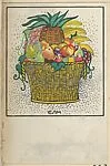 Basket of Fruit — Elena Luksch-Makowska|Wiener Werkstätte
