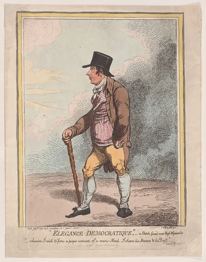 "Elegance Democratique." A Sketch Found Near High-Wycombe