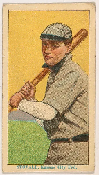 George Stovall, Kansas City, from Coupon Cigarettes Baseball Issue, 1914-1916 — Coupon Cigarettes