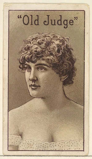 Actress from the Old Judge series (N167) for Old Judge Cigarettes