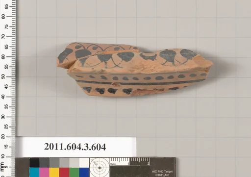 Terracotta fragment of a column-krater (bowl for mixing wine and water)