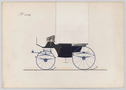 Design for Landaulet, no. 3001
