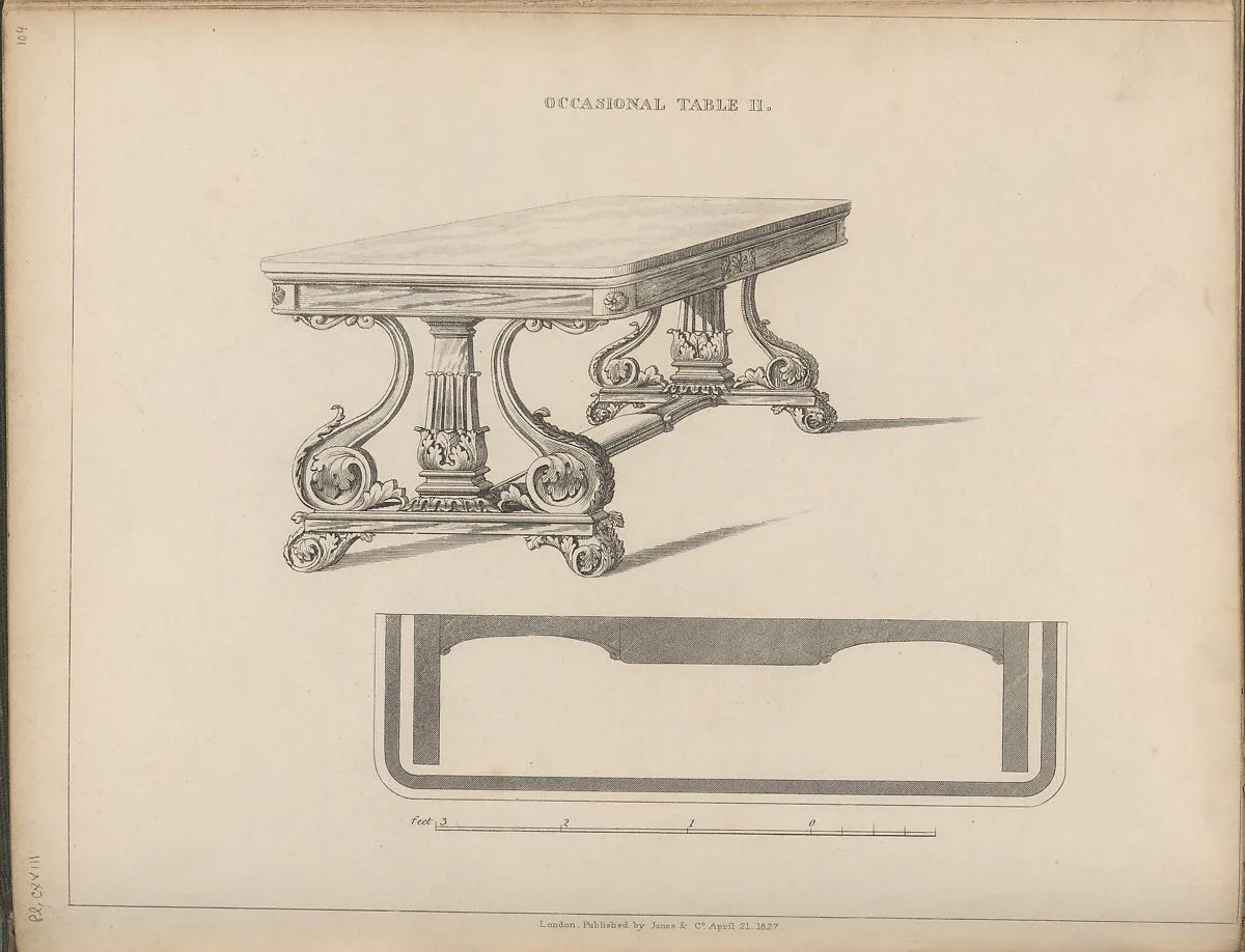 The Cabinet-Maker and Upholsterer's Guide: being a Complete Drawing Book; in which will be comprised Treatises on Geometry and Perspective, as applicable to the above branches of mechanics — Jones and Company|George Smith|J. Haddon|James Joshua Neele