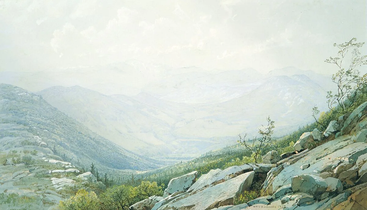 The Mount Washington Range, from Mount Kearsarge — William Trost Richards