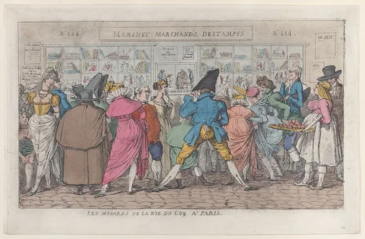 Les Musards de la Rue du Coq à Paris (Dawdlers of the Rue Coq)