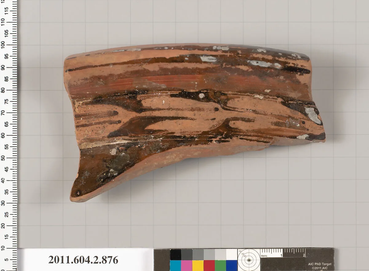 Terracotta fragment of a bell-krater (bowl for mixing wine and water) — Unknown